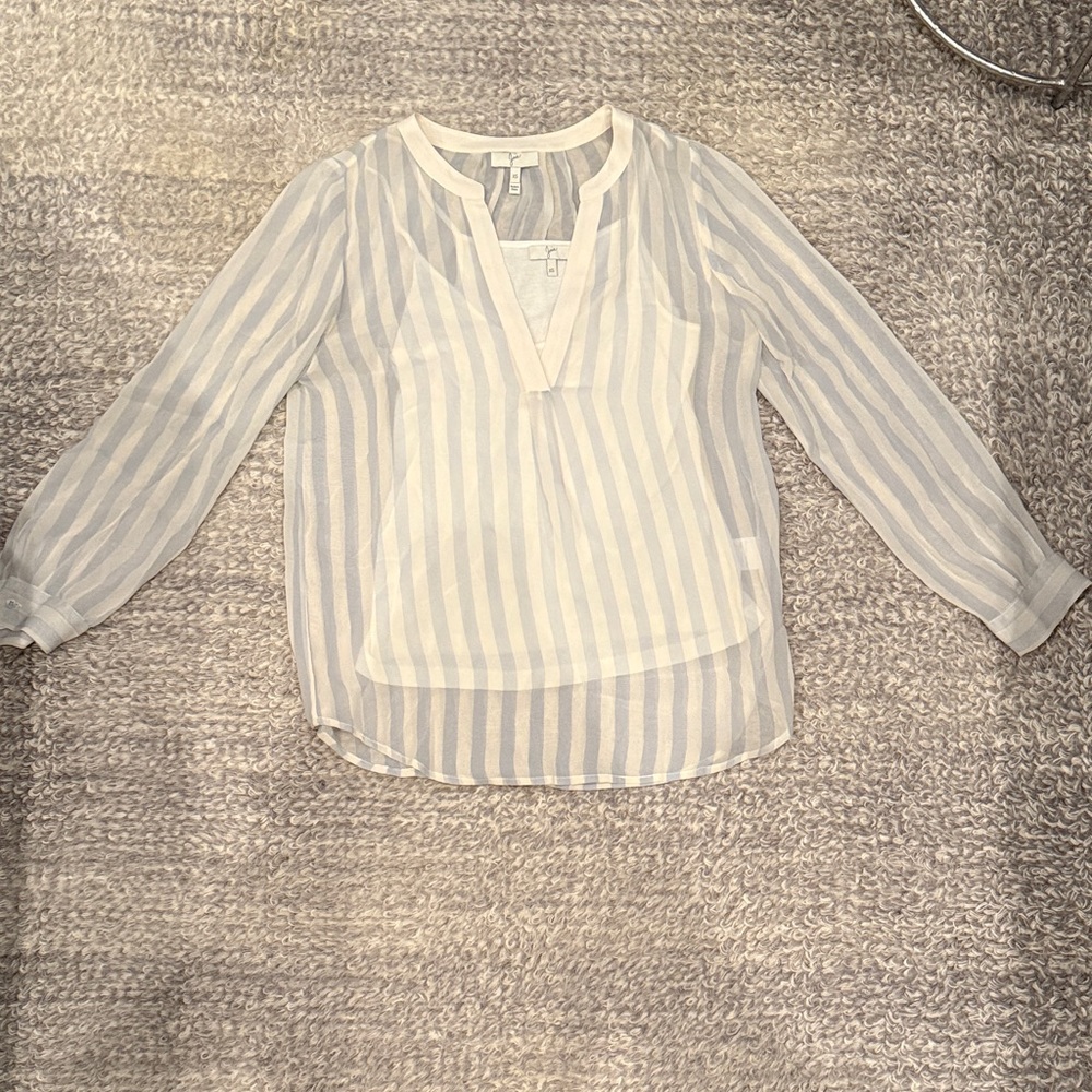 JOIE - 100% Silk Blouse w/ Cotton Liner